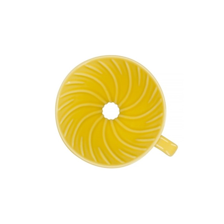 Hario V60-02 Keramisk Dripper Gul 2 Koppar.