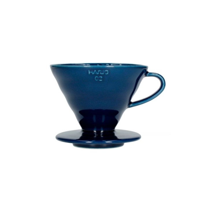 Hario V60-02 Keramisk Dripper Mörkblå 2 koppar