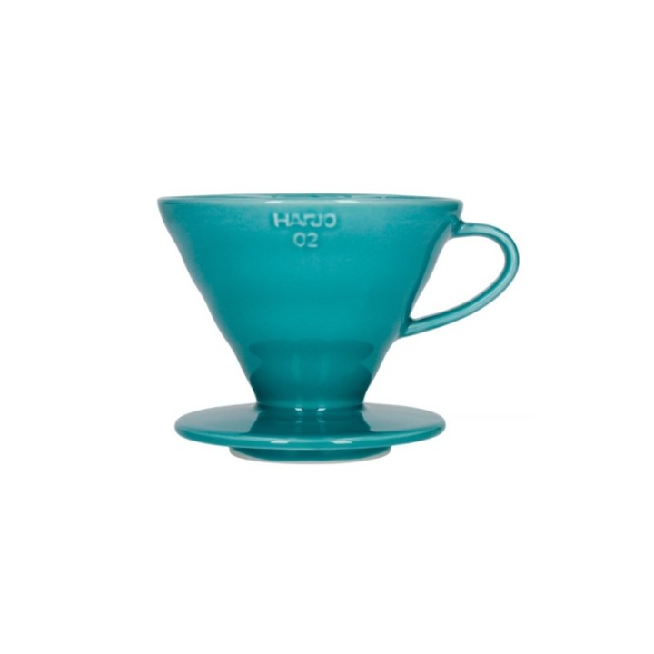 Hario V60-02 Keramisk dripper turkos 2 koppar