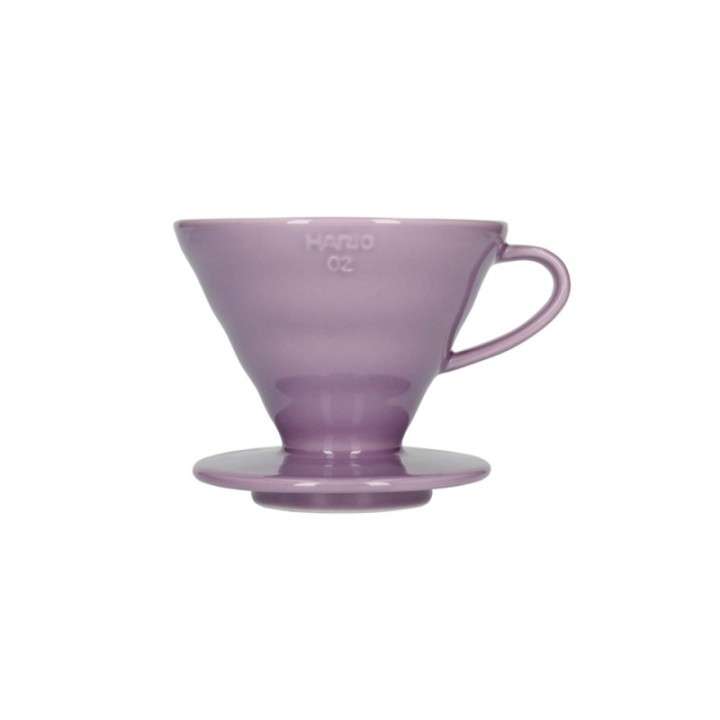 Hario V60-02 Keramisk Dripper Lila 2 koppar