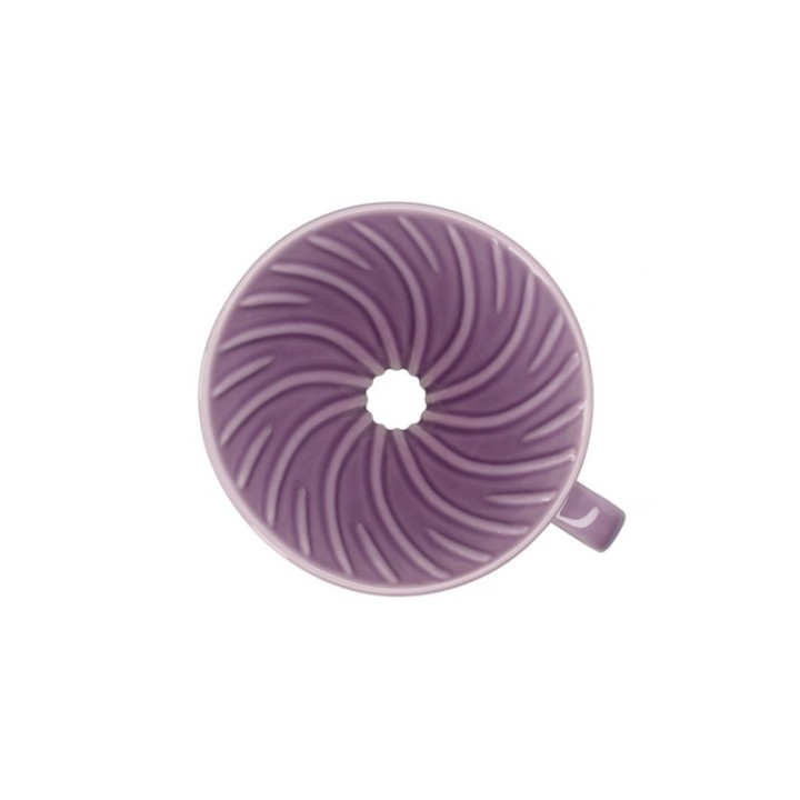 Hario V60-02 Keramisk Dripper Lila 2 koppar