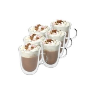 La Cafetière glas med dubbelvägg 35 cl 3 x 2 st