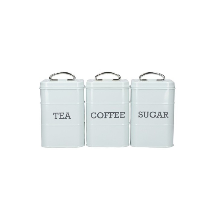 Living Nostalgia Vintage Behållare Blå 3 st