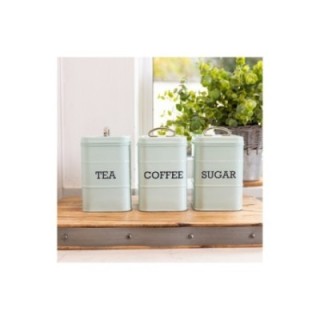 Living Nostalgia Vintage Behållare Blå 3 st