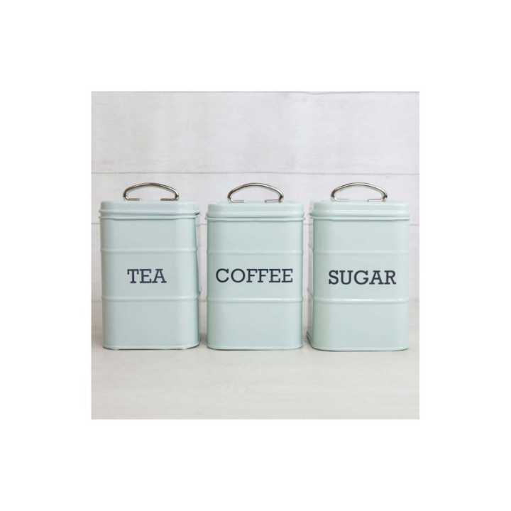 Living Nostalgia Vintage Behållare Blå 3 st