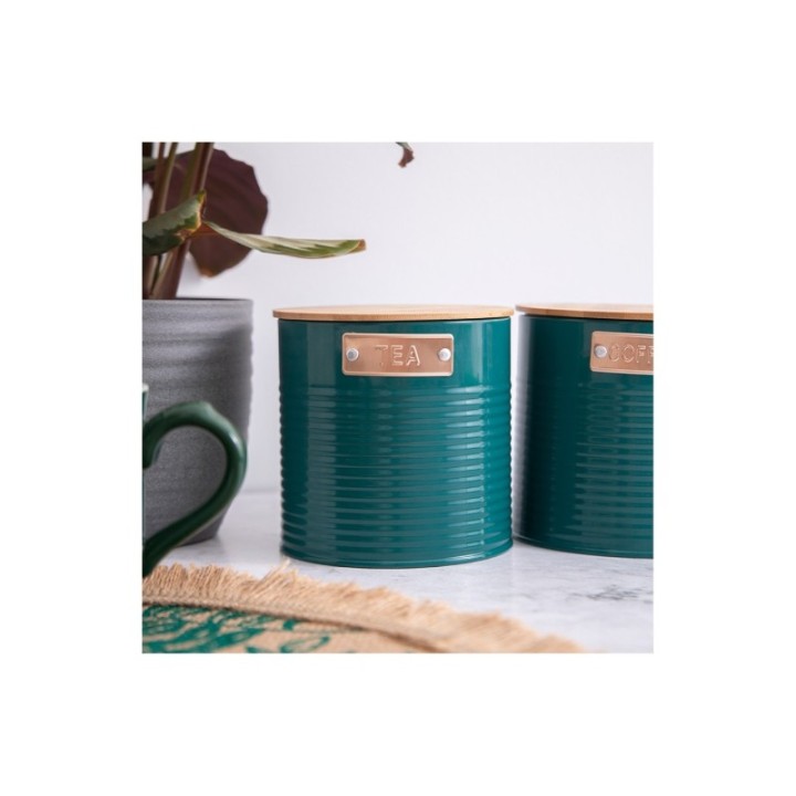 KitchenCraft Behållare Mörkgrön 3 st