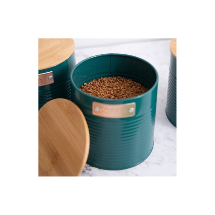 KitchenCraft Behållare Mörkgrön 3 st