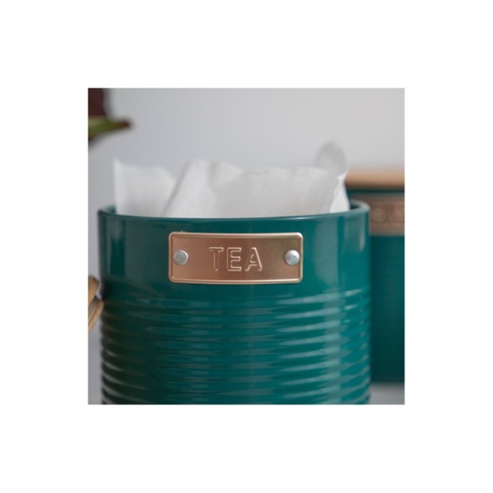 KitchenCraft Behållare Mörkgrön 3 st