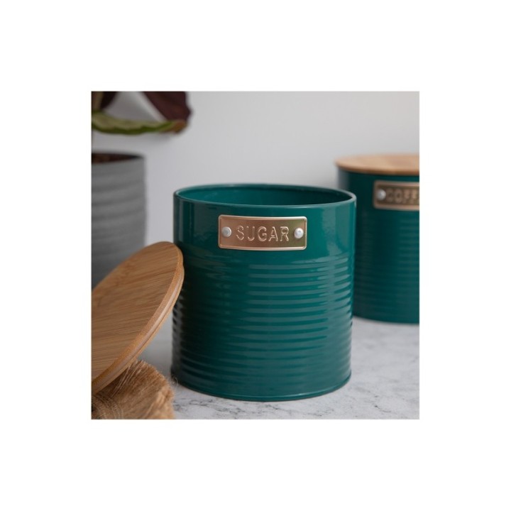 KitchenCraft Behållare Mörkgrön 3 st