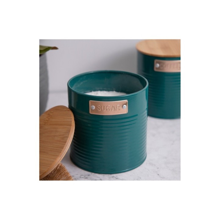 KitchenCraft Behållare Mörkgrön 3 st