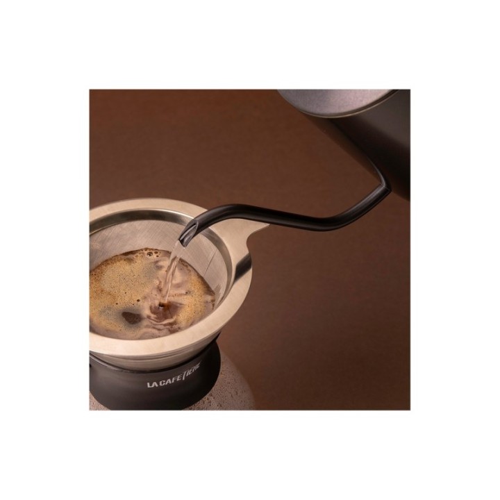 La Cafetière Gooseneck-kanna 0,6 L Svart
