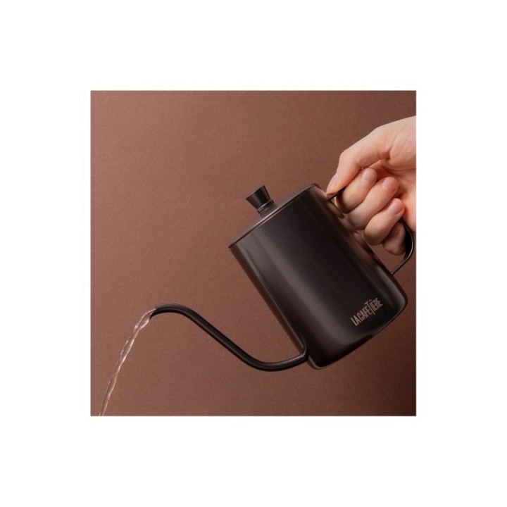 La Cafetière Gooseneck-kanna 0,6 L Svart