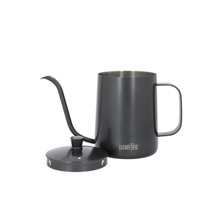 La Cafetière Gooseneck-kanna 0,6 L Svart