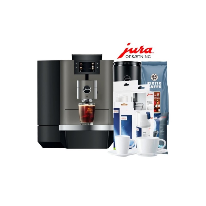 Jura X10 (EA) Dark Inox espressomaskin - företagspaket