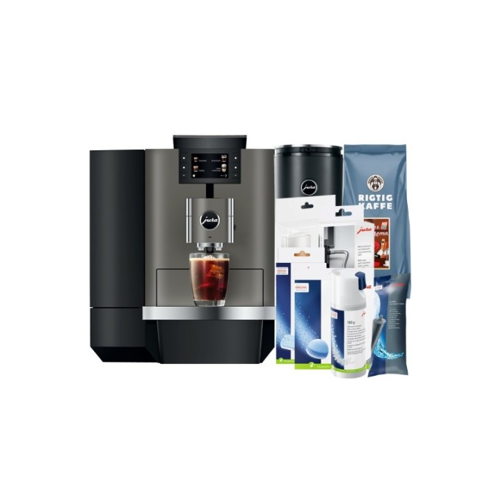 Jura X10 (EA) Dark Inox espressomaskin - företagspaket