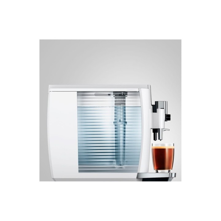 Jura E8 (EC) Piano White Espressomaskin Inkl. Tillbehör, Skötsel & 3kg Super Crema