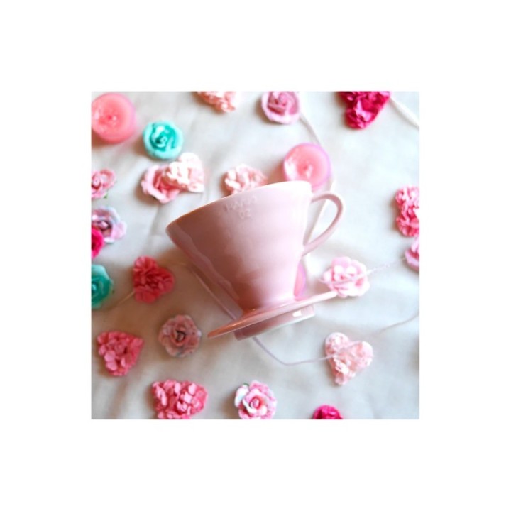 Hario Filterbryggset inkl. V60-02 keramisk dripper 2 koppar & glaskanna 0,4 L