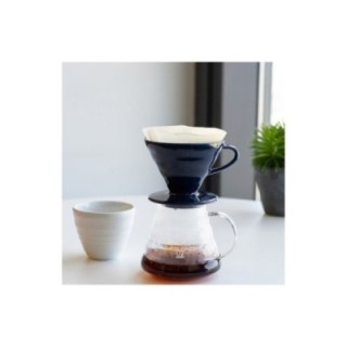 Hario Filterbryggset inkl. V60-02 keramisk dripper 2 koppar & glaskanna 0,4 L
