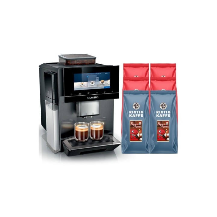 Siemens TQ905RZ5 EQ900 Plus Espressomaskin Inkl. 6kg Rigtig Kaffe