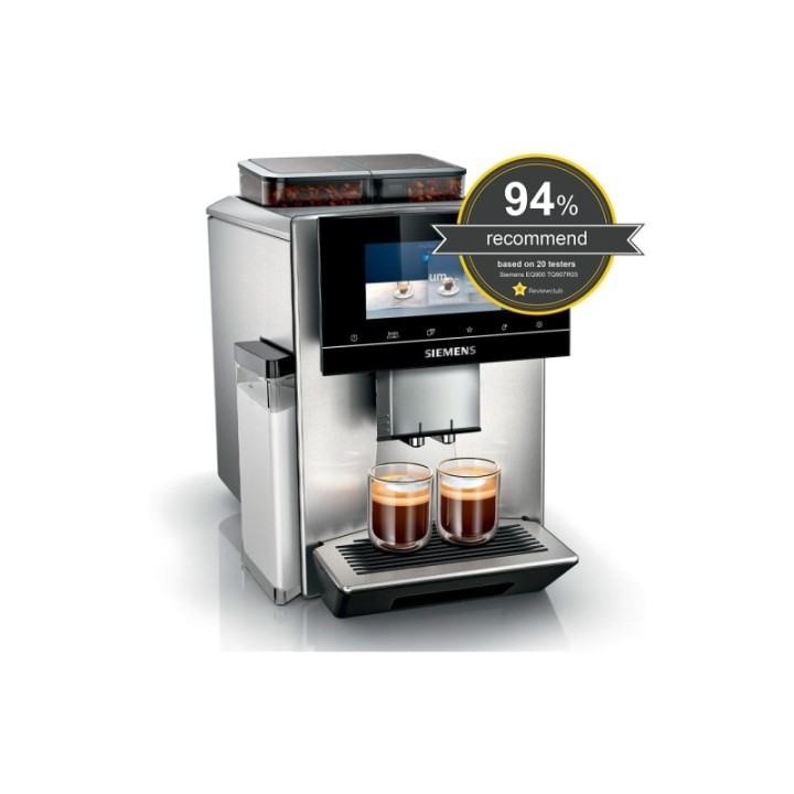 Siemens TQ907R03 EQ900 s700 Espressomaskin inkl. 6 kg Rigtig Kaffe