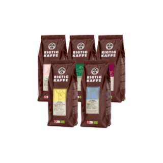 Rigtig Kaffe Brun förpackning á 24 kg