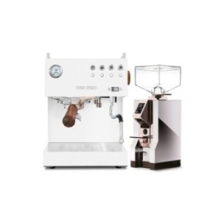 Ascaso Steel Duo PID vit inkl. Eureka Mignon Turbo espressokvarn