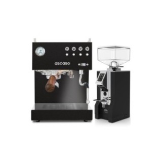 Ascaso Steel Duo PID Svart Inkl. Eureka Mignon Turbo espressokvarn