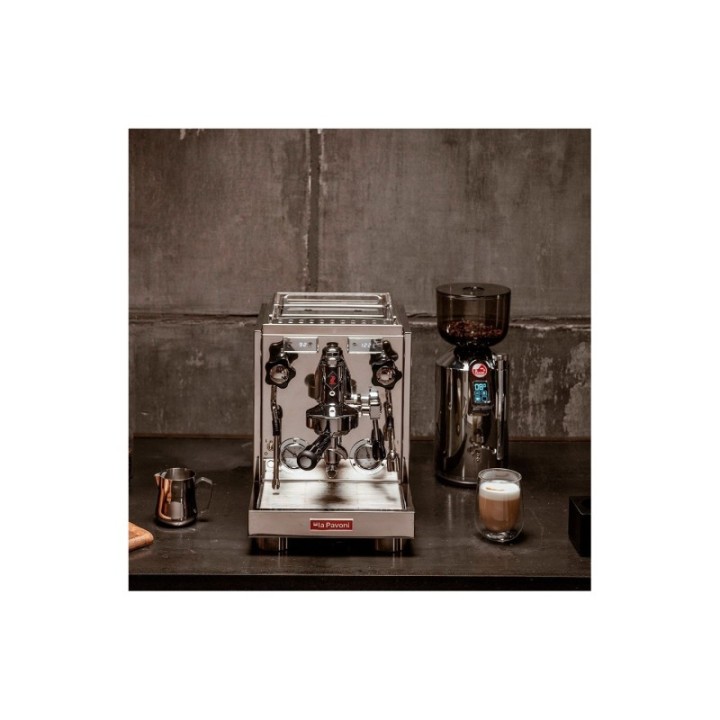 La Pavoni Ny Botticelli Evolution Inkl. Eureka Turbo, Baristautrustning & Koppar