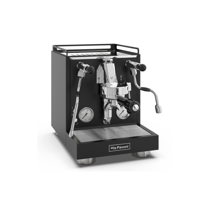 La Pavoni Ny Cellini Evolution inkl. espressokvarn, baristautrustning & koppar