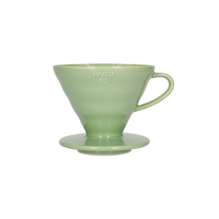 Hario V60-02 Keramik Dripper Smokey Grön 2 koppar.