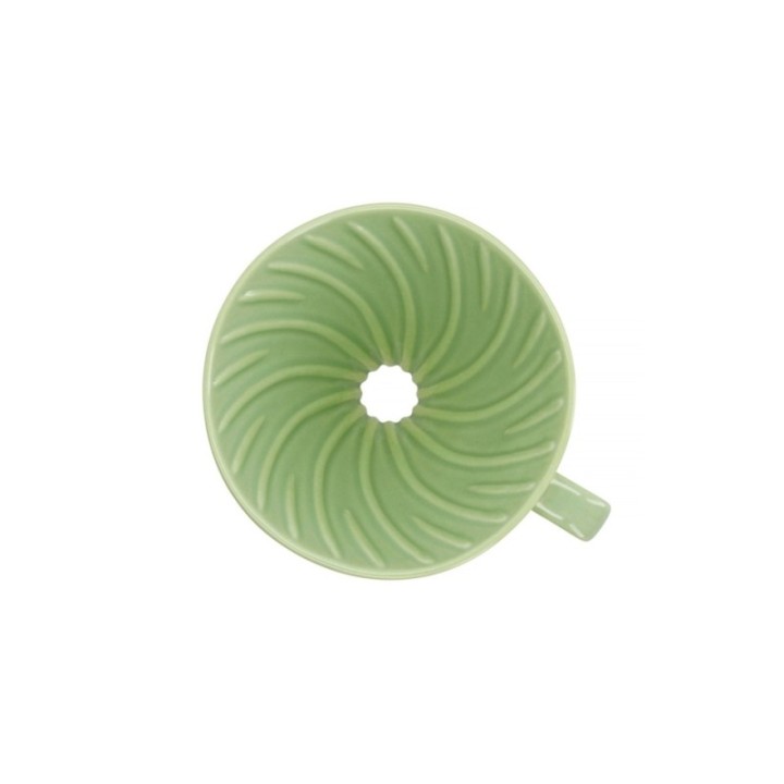 Hario V60-02 Keramik Dripper Smokey Grön 2 koppar.