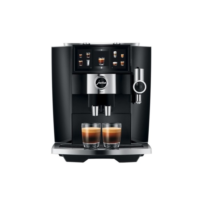 Jura J8 Twin (EA) Diamond Black Inkl. Mjölkbehållare, Sirap & Kaffe
