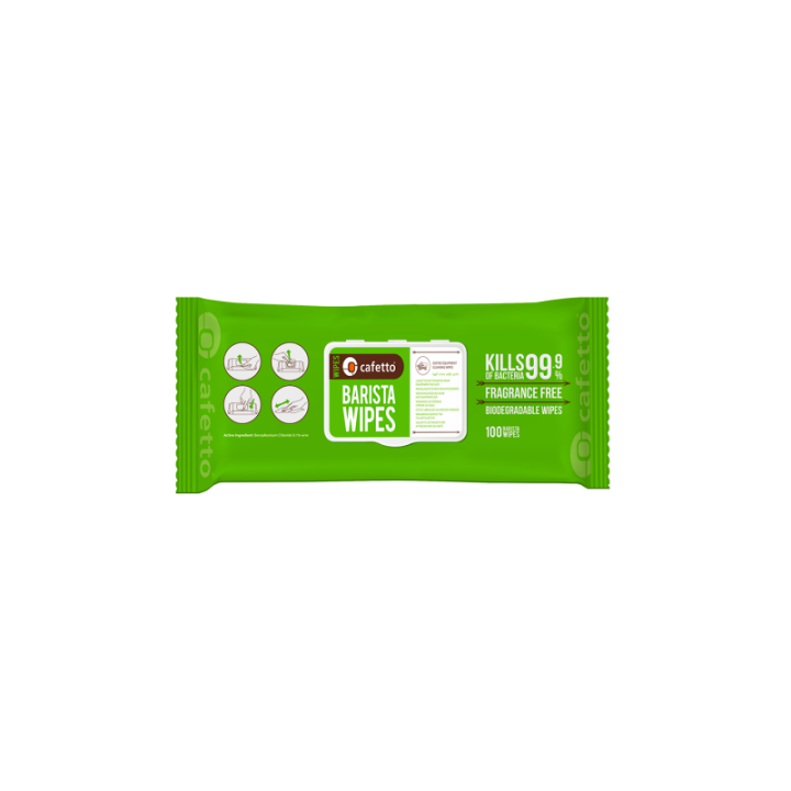Cafetto Barista Wipes 100 st