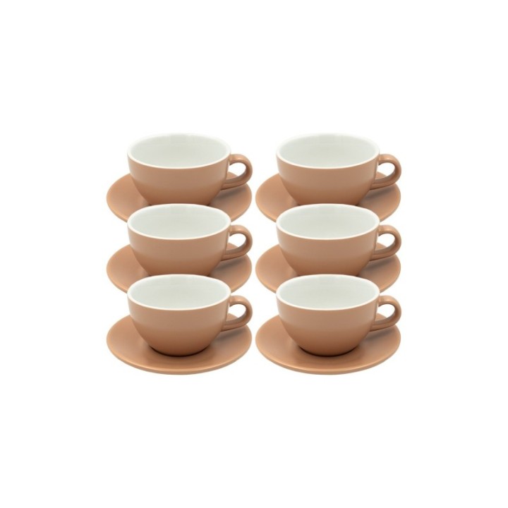 Club House Tulipano Latte med fat matt beige 30 cl 6 st