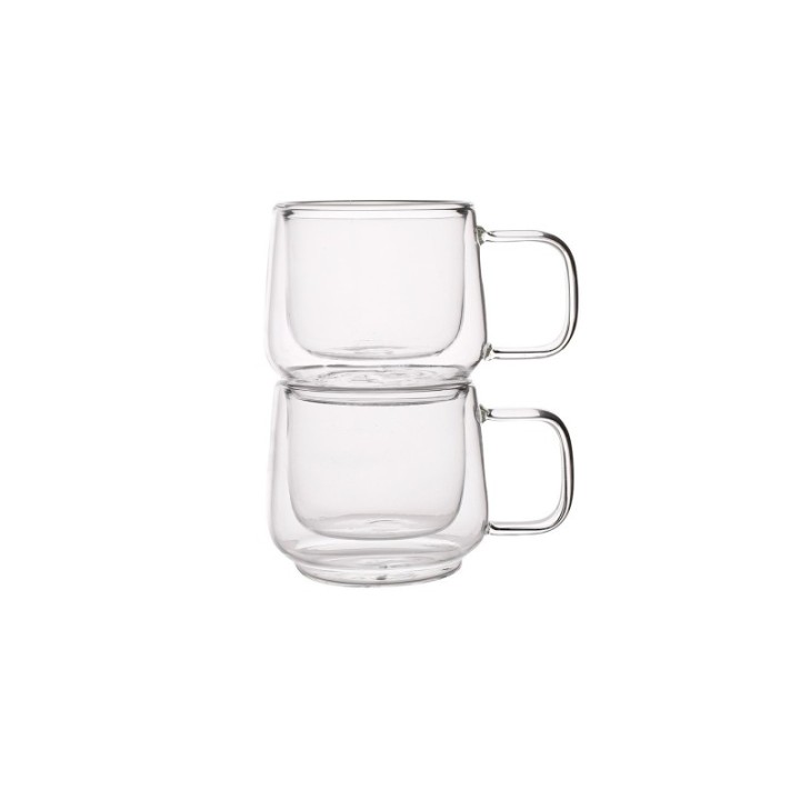 La Cafetière Dubbelväggade espressoglas 10 cl 6 st