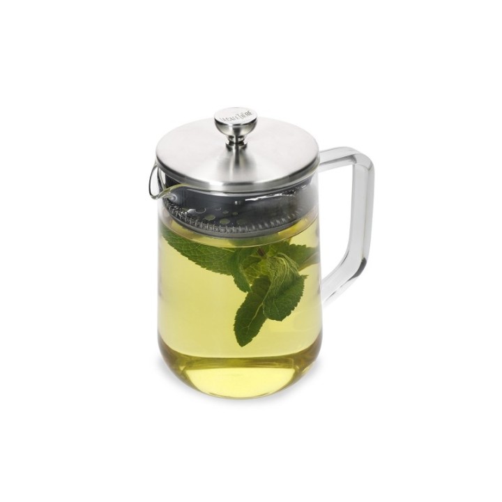 La Cafetière 4 koppar tebryggare stål/glas