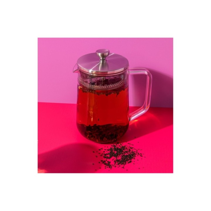 La Cafetière 4 koppar tebryggare stål/glas