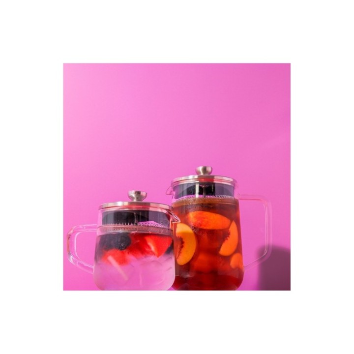 La Cafetière 4 koppar tebryggare stål/glas