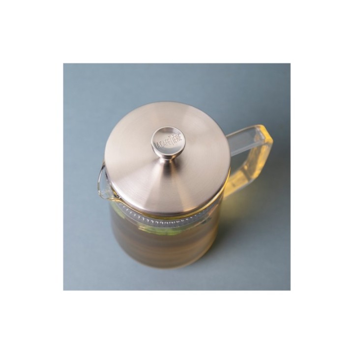 La Cafetière 4 koppar tebryggare stål/glas