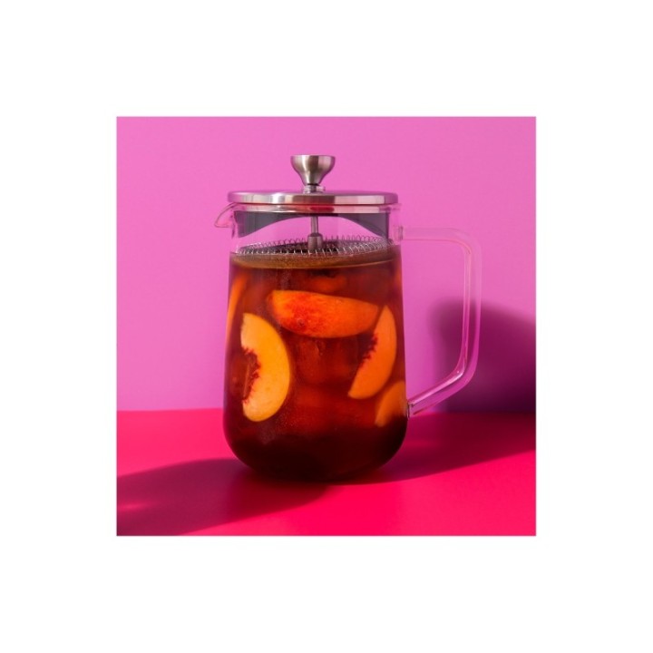 La Cafetière 4 koppar tebryggare stål/glas