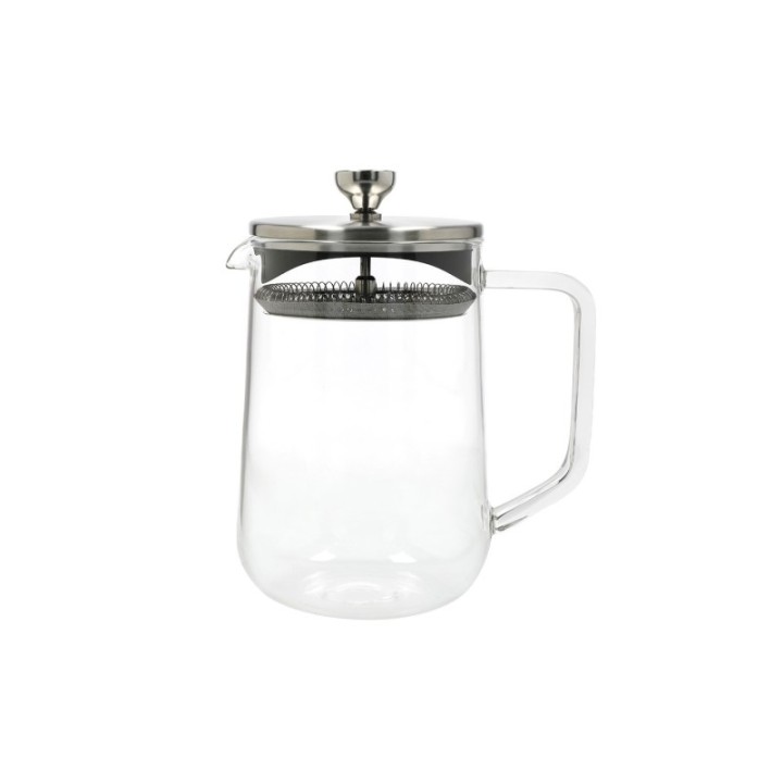 La Cafetière 4 koppar tebryggare stål/glas