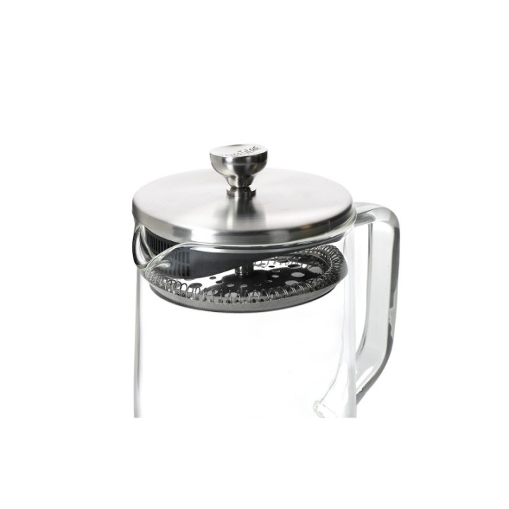 La Cafetière 4 koppar tebryggare stål/glas