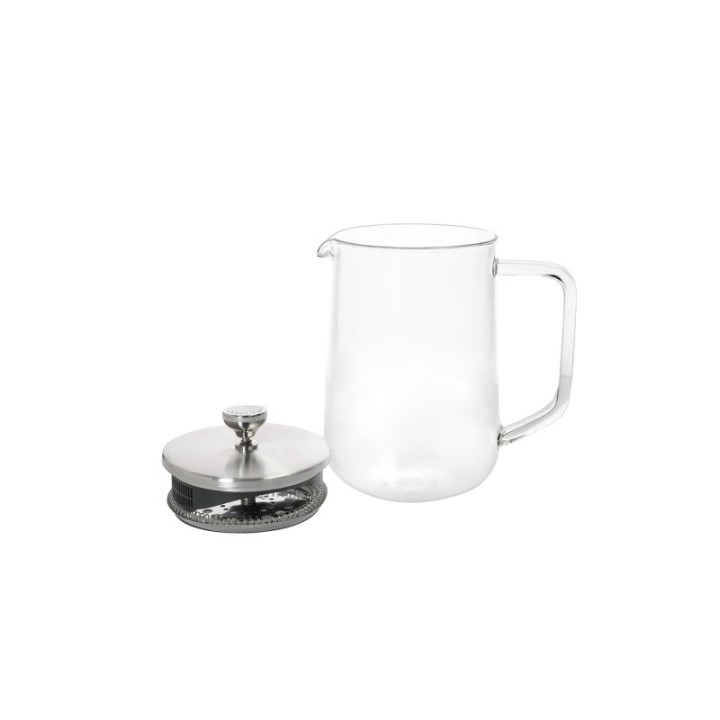 La Cafetière 4 koppar tebryggare stål/glas