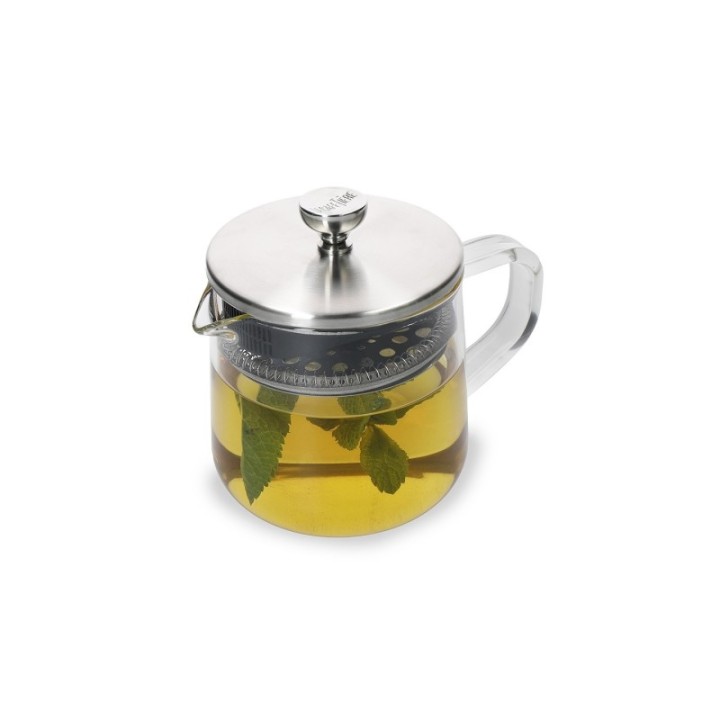 La Cafetière 2-kopps tebryggare stål/glas