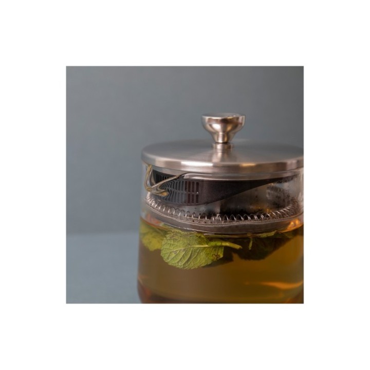 La Cafetière 2-kopps tebryggare stål/glas