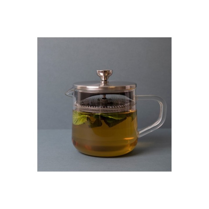 La Cafetière 2-kopps tebryggare stål/glas