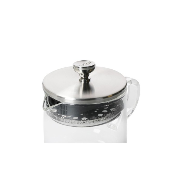 La Cafetière 2-kopps tebryggare stål/glas