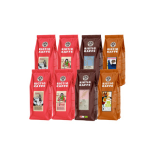 Rigtig Kaffe Mixpaket 3,6kg Hela kaffebönor