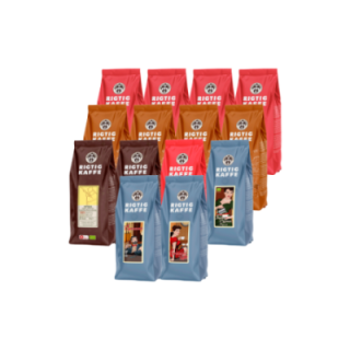 Rigtig Kaffe Mixpaket 6,3 kg Hela kaffebönor