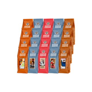 Rigtig Kaffe Mixpaket 8,8kg Hela kaffebönor